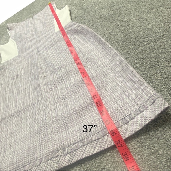 Tweed Side-Panel Sleeveless A-Line Dress, 10 - Picture 11 of 16